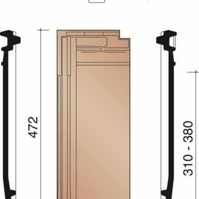 LOT - Actua 10 Antraciet mat - halve pan