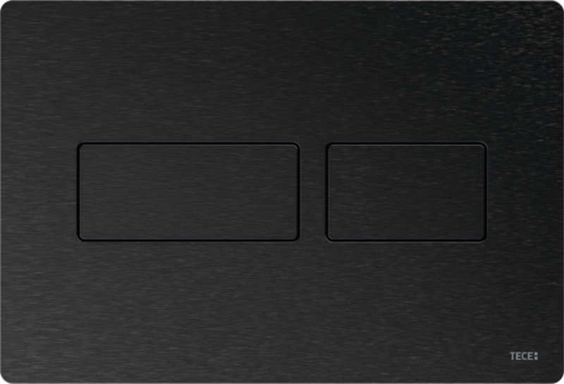 Tece Solid wc duwplaat Grafiet Geborsteld