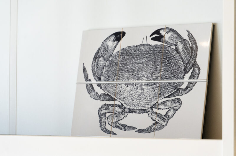 Tegeltableau - Krab